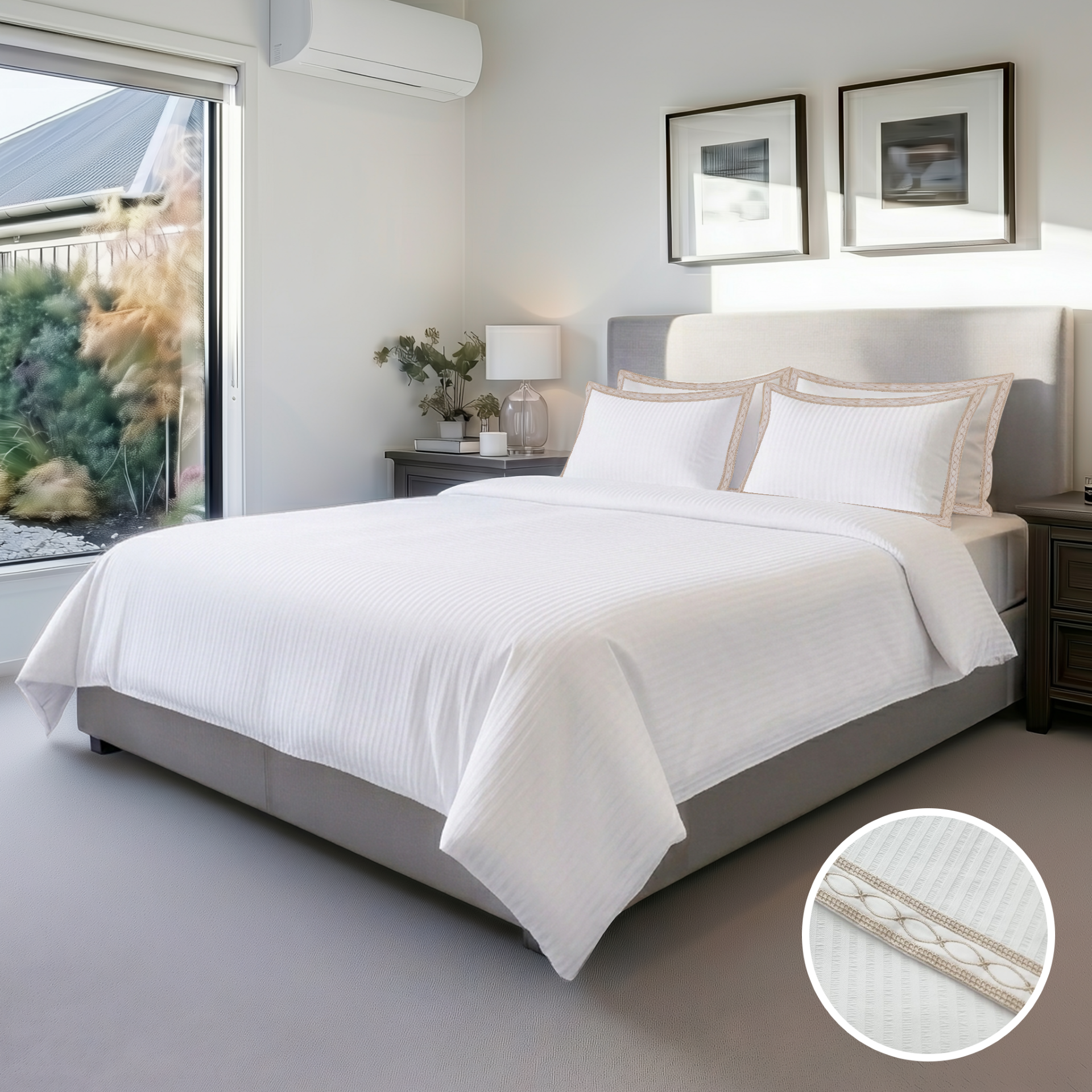 Nantes 4 Piece Bedding Set