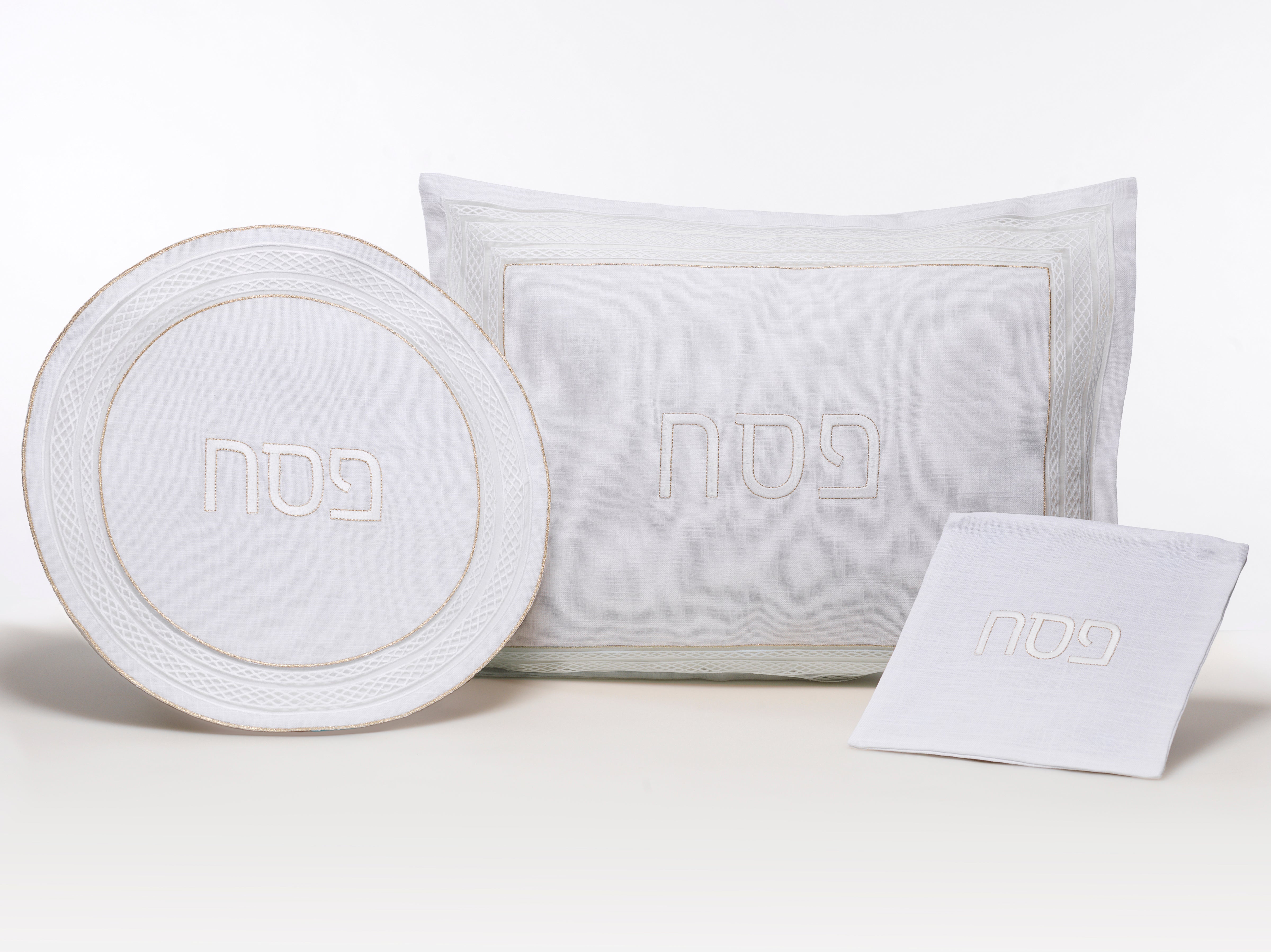 Lattice 3 Piece Pesach Set