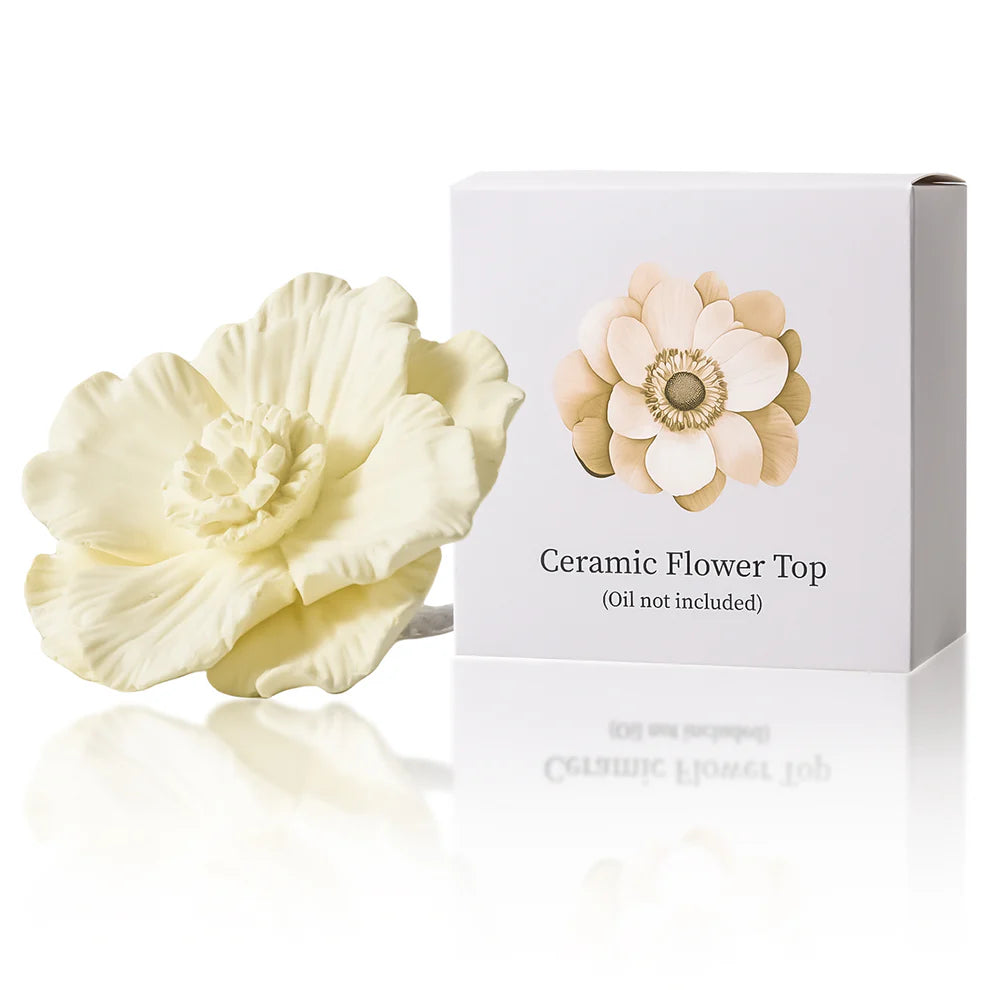 Yellow Ceramic Flower Diffuser Refill