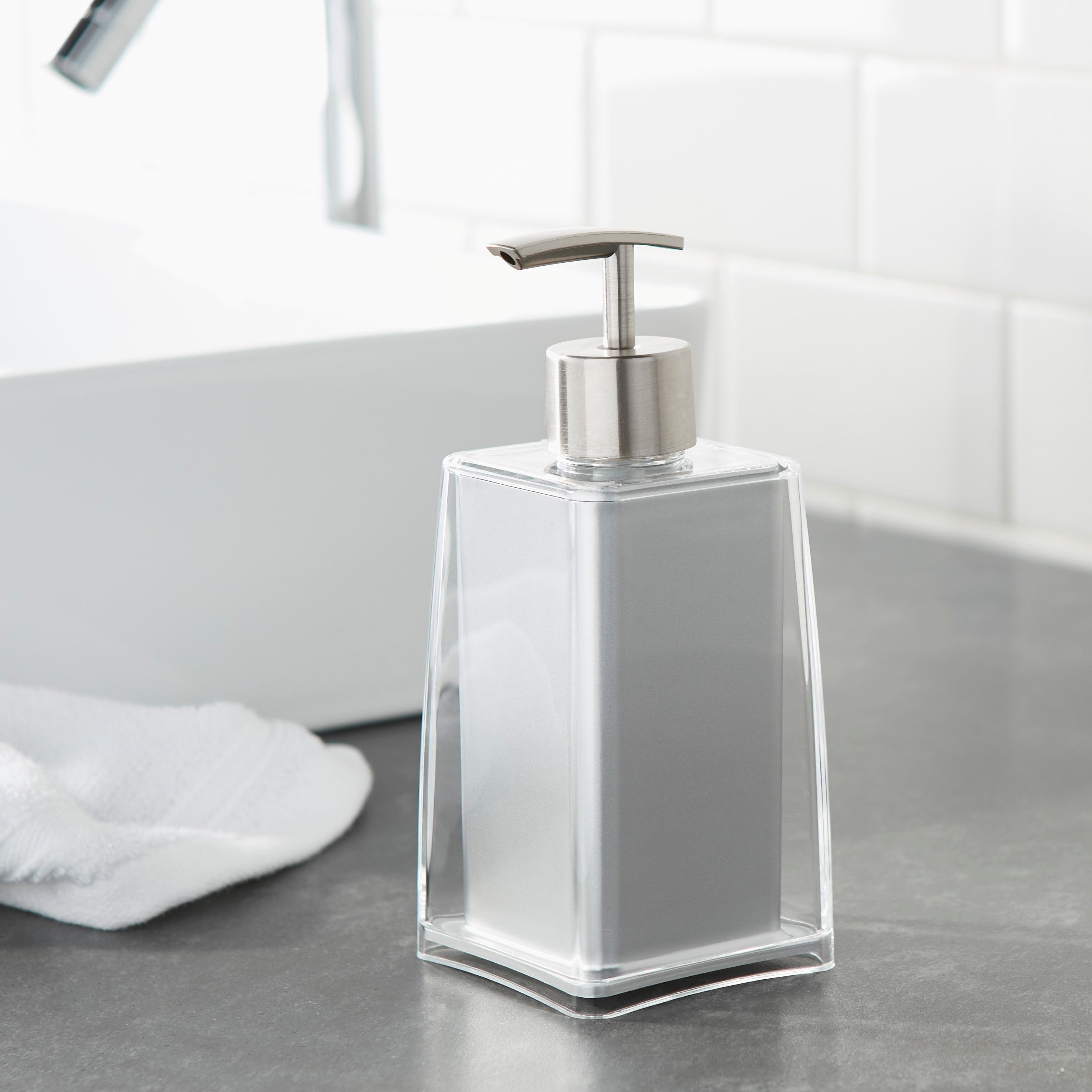 Double Layered Soap Dispenser