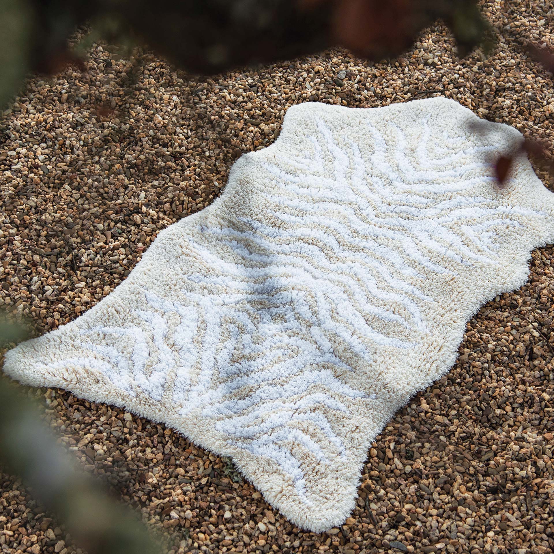 Mountain Zebra Bath Rug