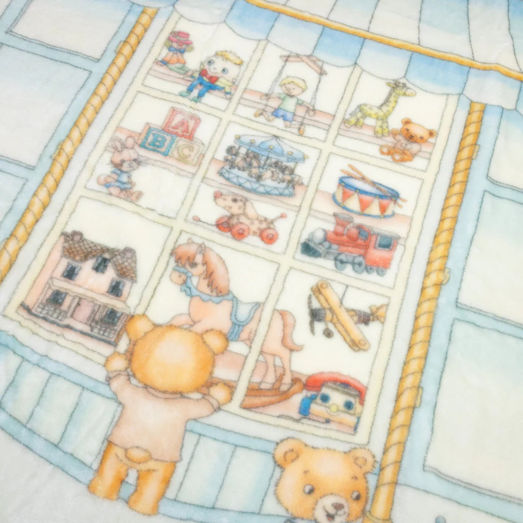 Lil Teddy's Toyshop Blanket