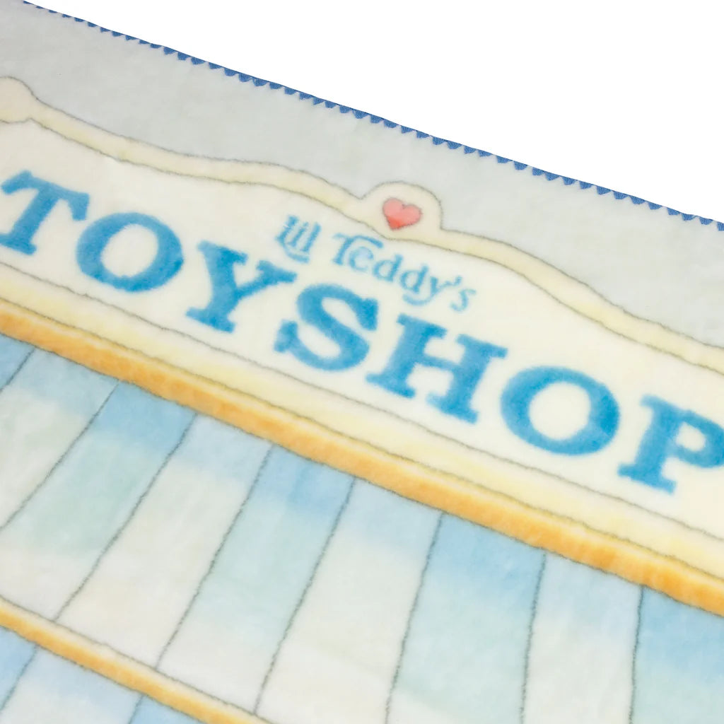 Lil Teddy's Toyshop Blueberry Biscuit Blanket