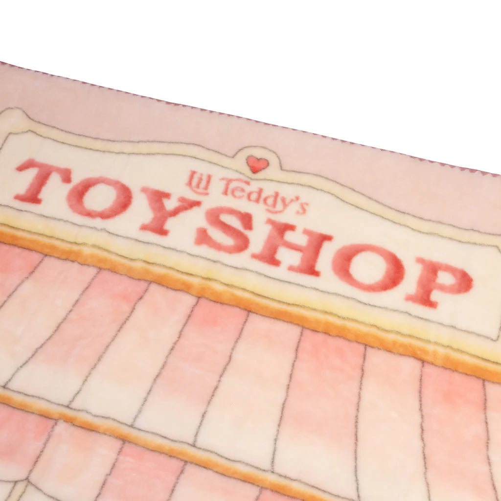Lil Teddy's Toyshop Sugary Pink Blanket