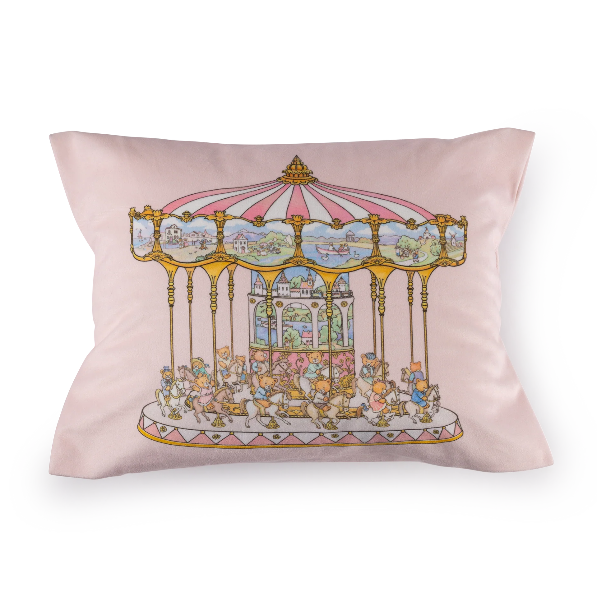 Lil Teddy's Merry Go Cushion