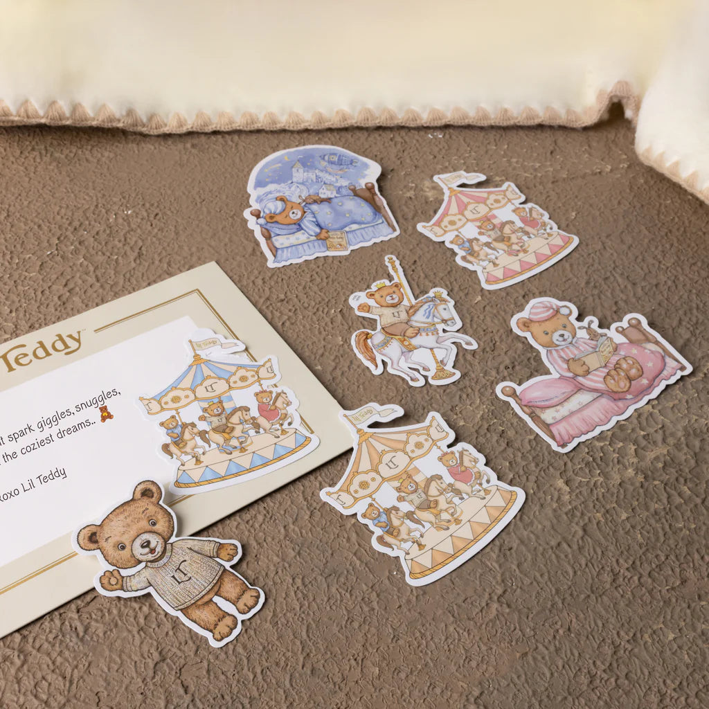 Lil Teddy’s Merry Go Snuggle Blueberry Biscuit Blanket