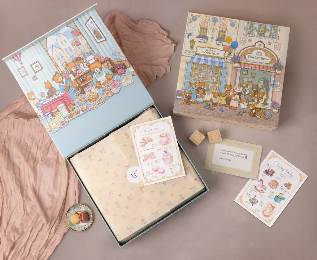 Lil Teddy's Toyshop Sugary Pink Blanket