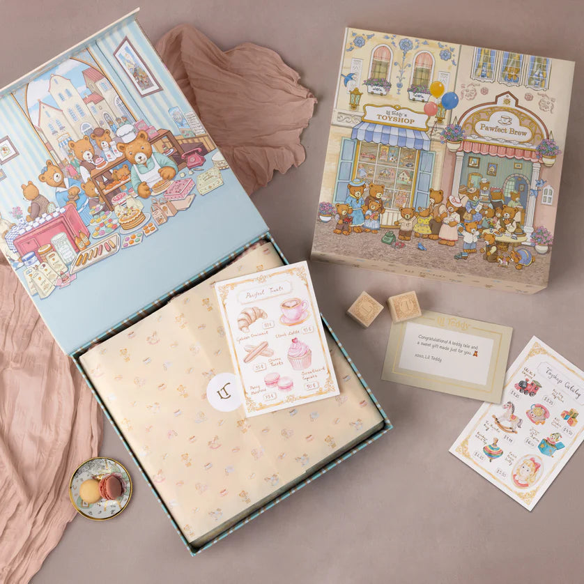 The Lil Teddy's Pawfect Brew Sugary Pink Blanket