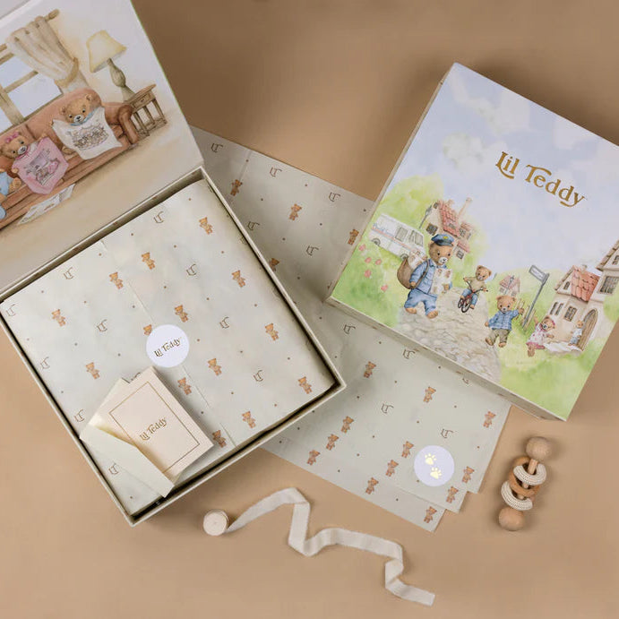 Lil Teddy’s Merry Go Snuggle Blueberry Biscuit Blanket