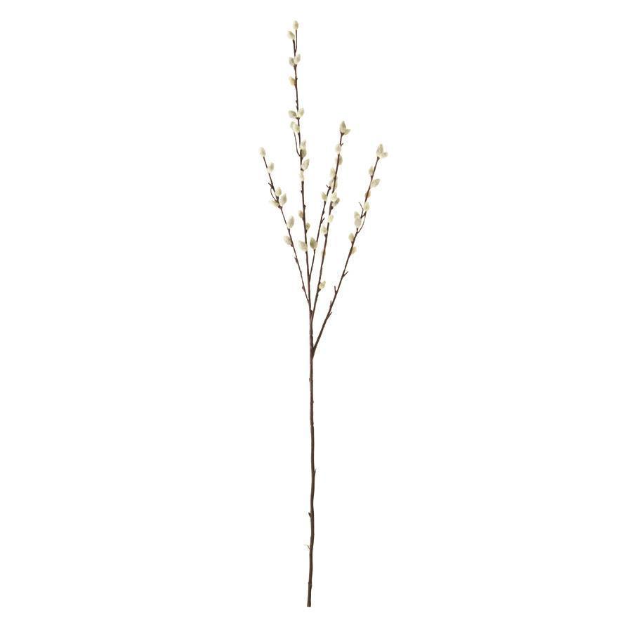 31" Gray Pussy Willow Stem - Elegant Linen
