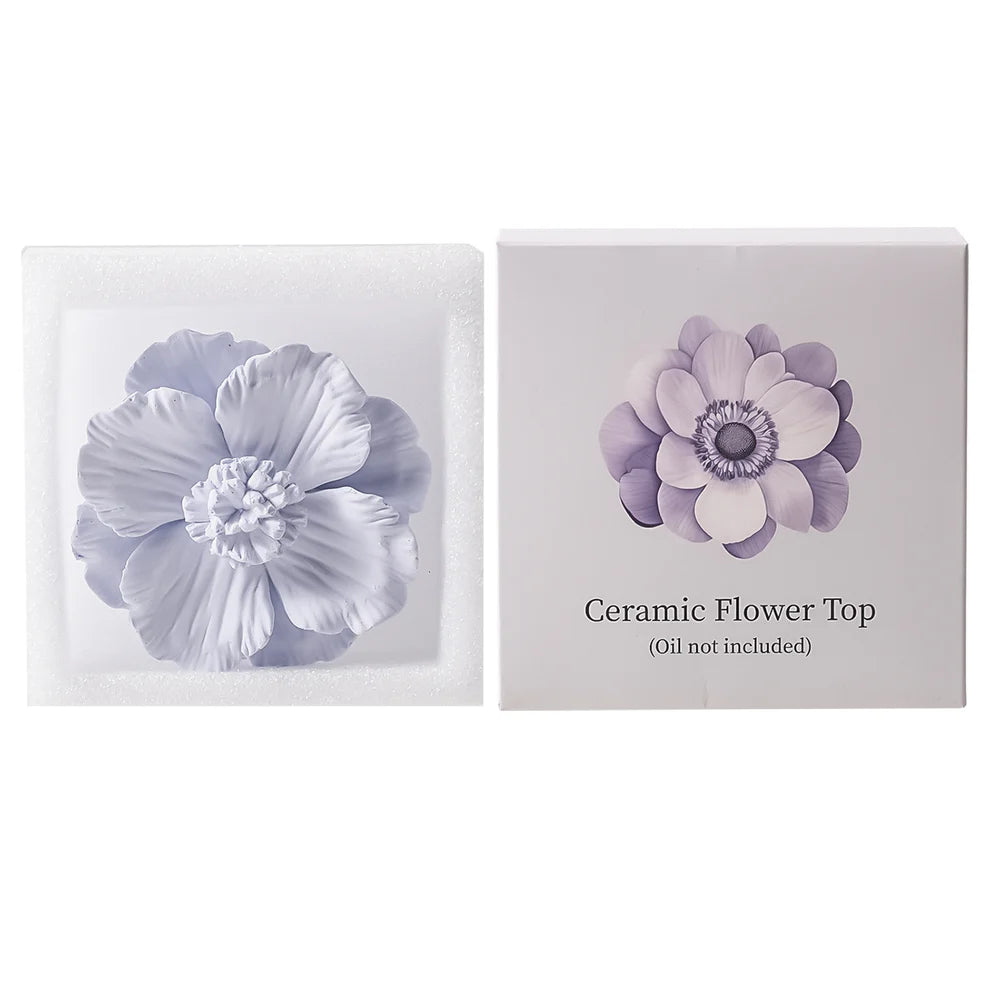 Purple Ceramic Flower Diffuser Refill