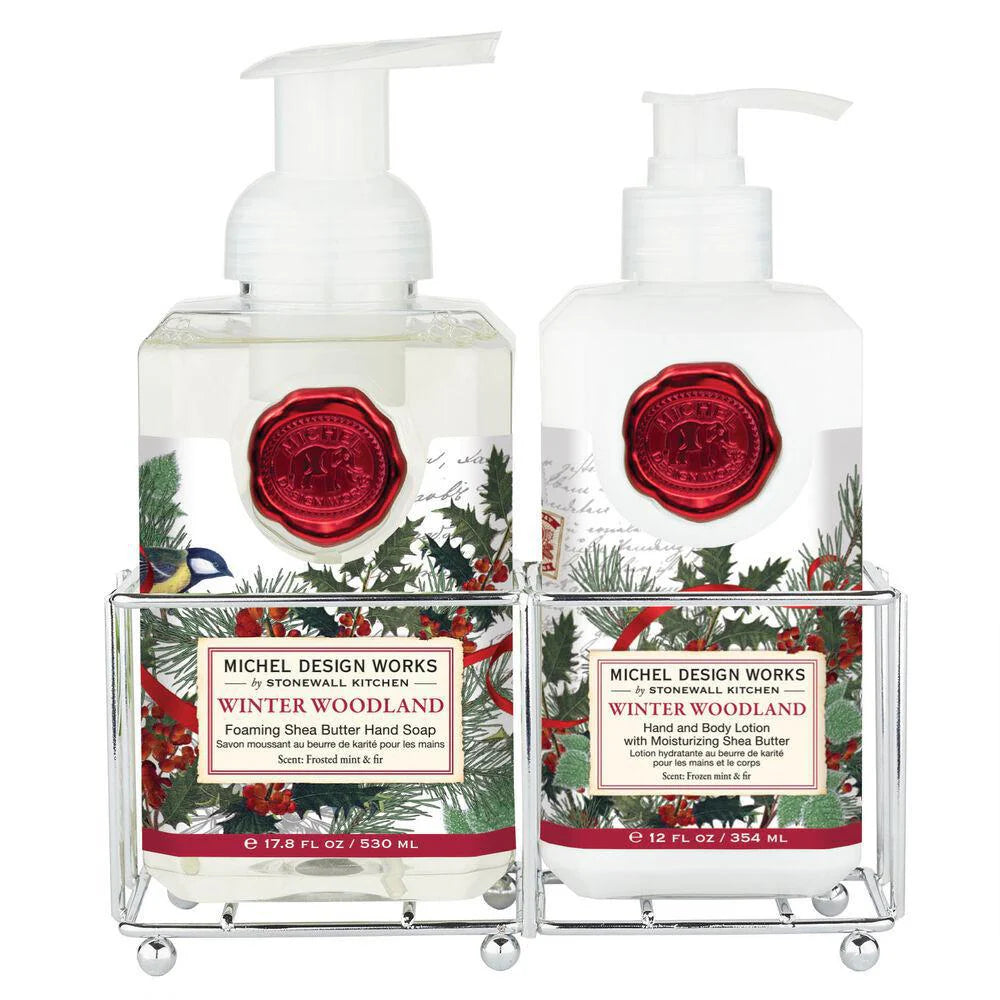 Hand Care Caddy - Winter Woodland