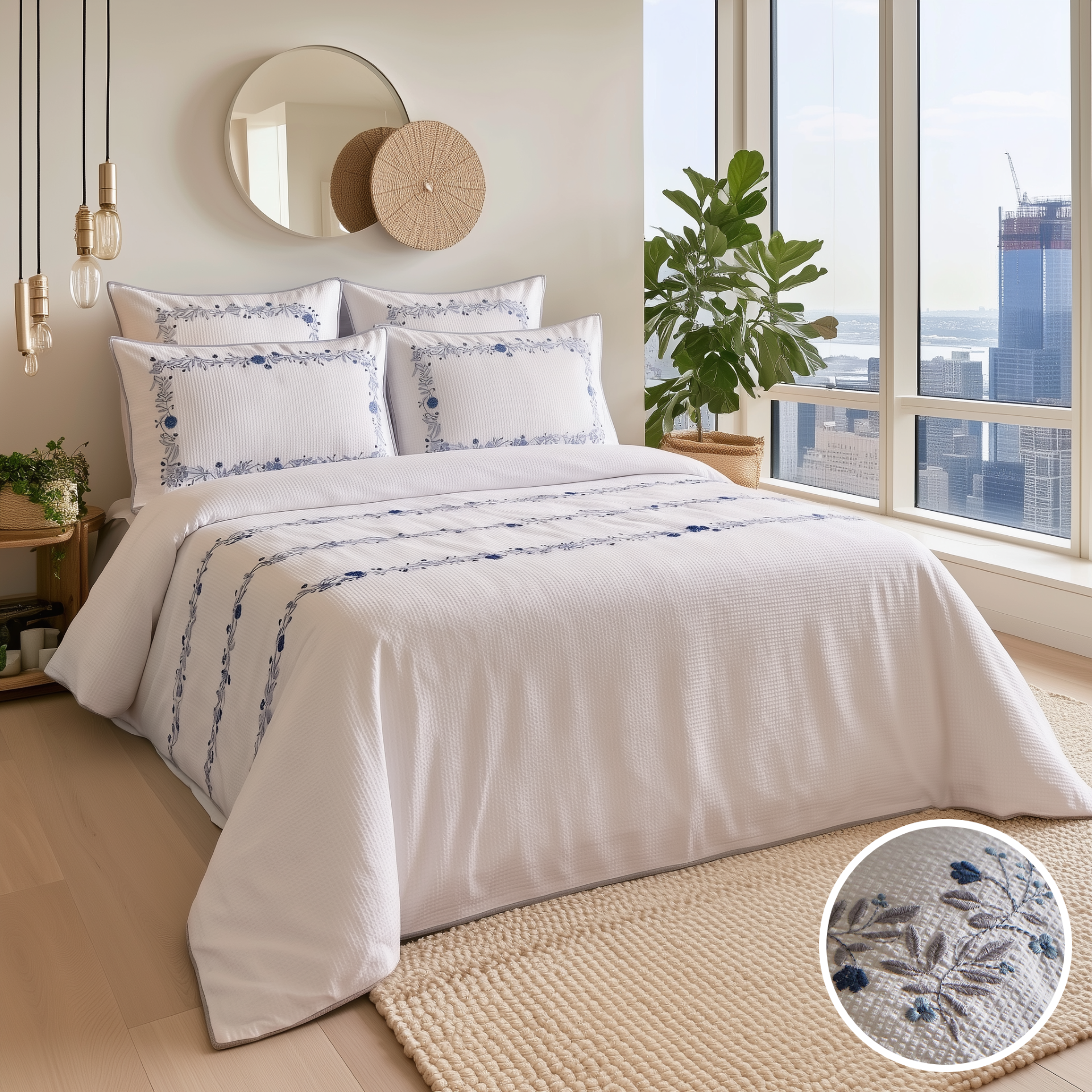 Flora 4 Piece Bedding Set