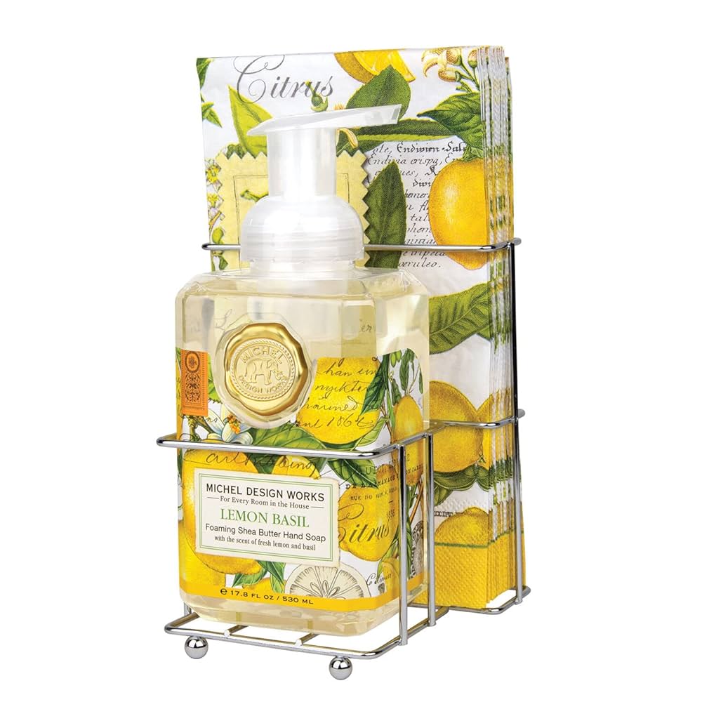 Hand Soap & Napkin - Lemon Basil