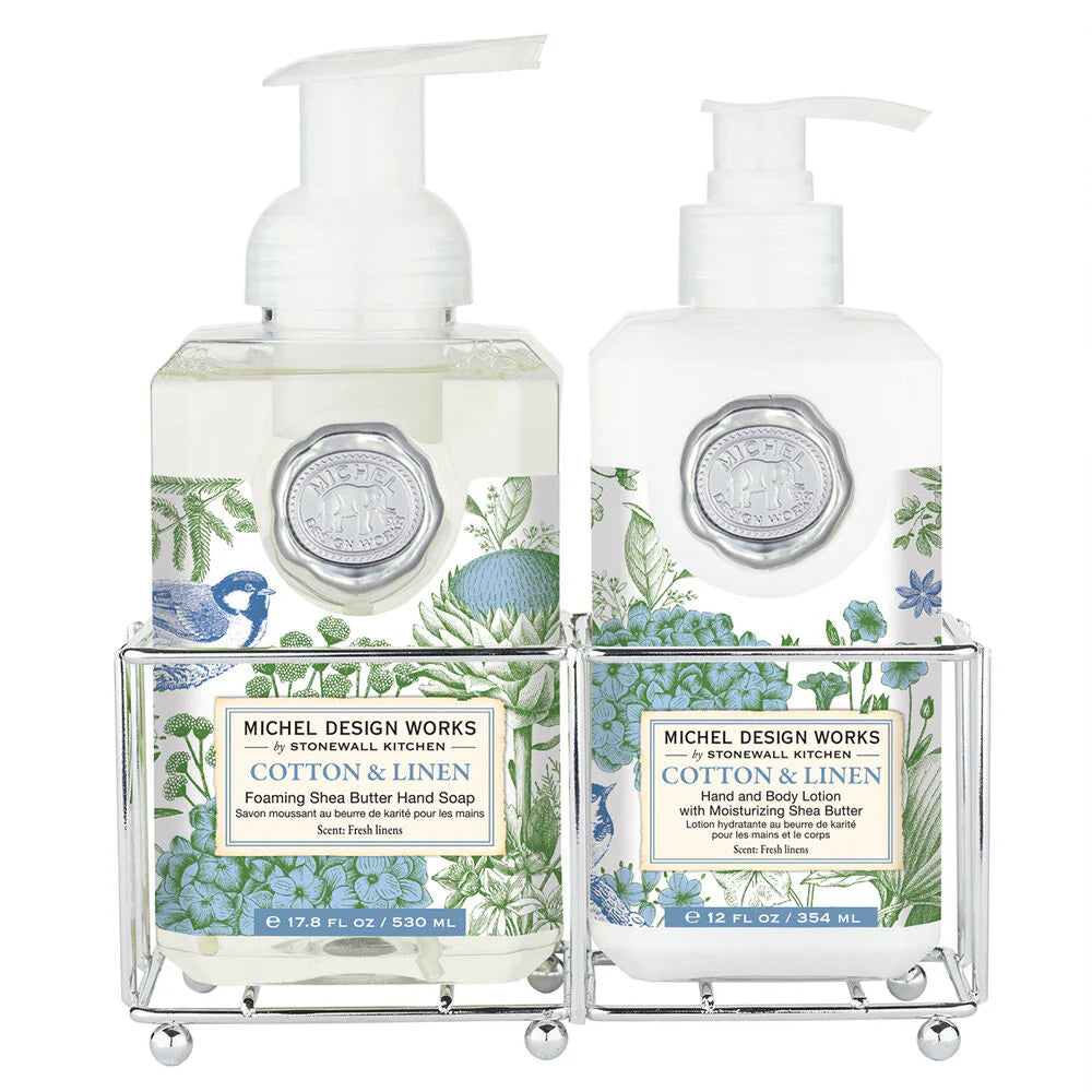 Hand Care Caddy - Cotton Linen