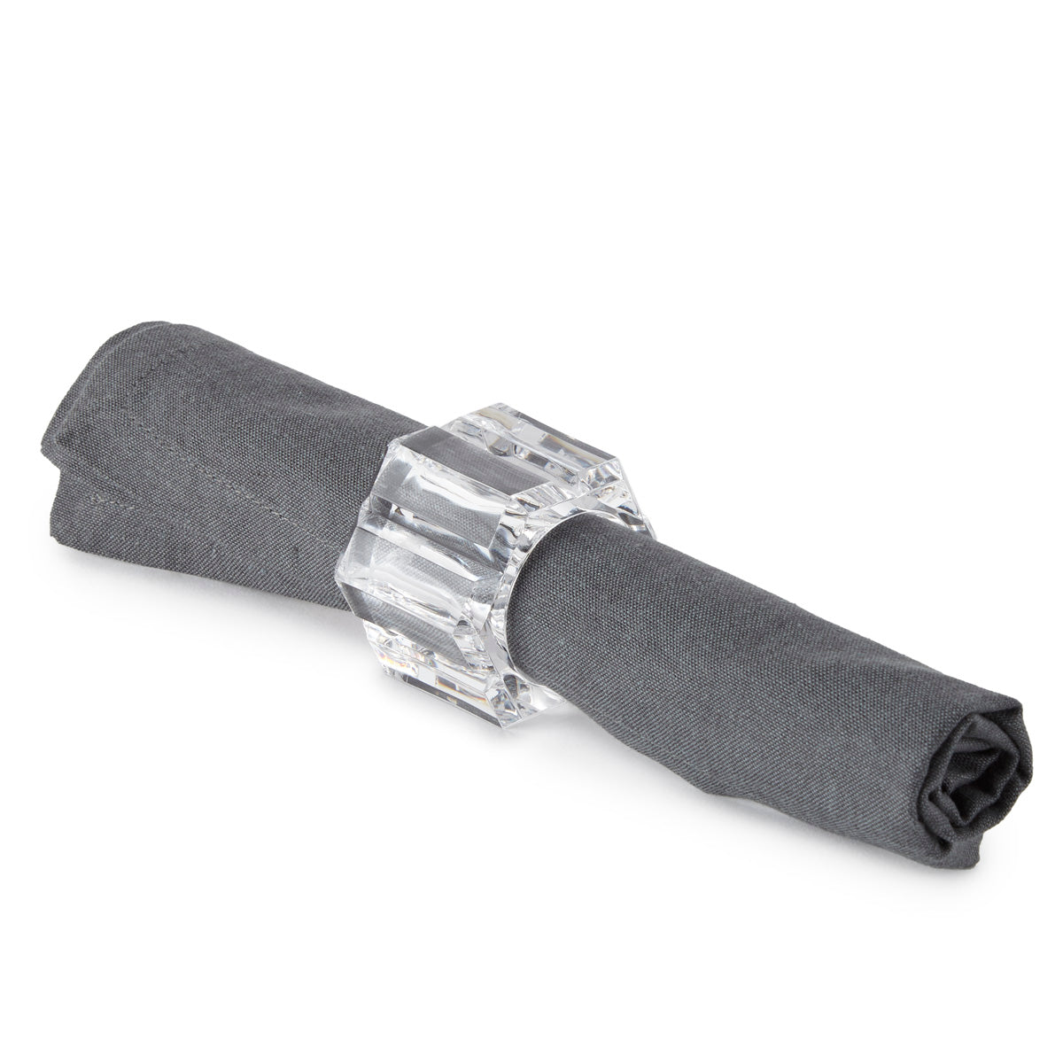 Octagon Facet Napkin Ring