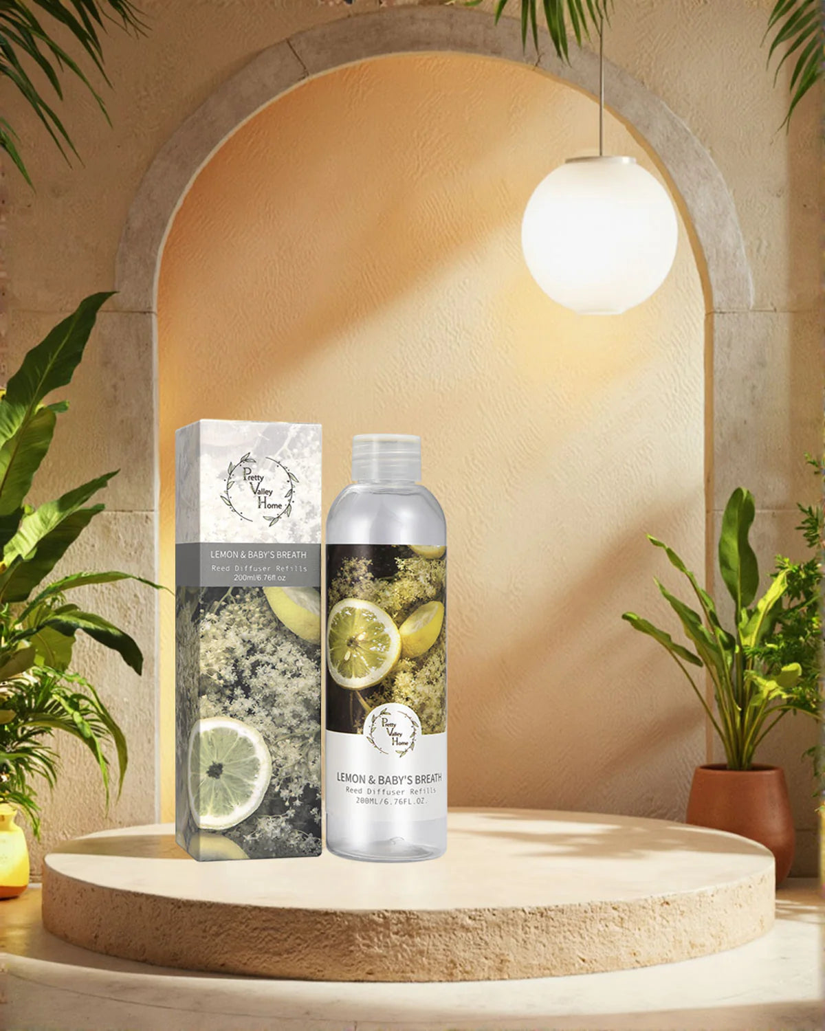 Fragrances Diffuser Refills Oil Lemon & Baby's Breath 200ml