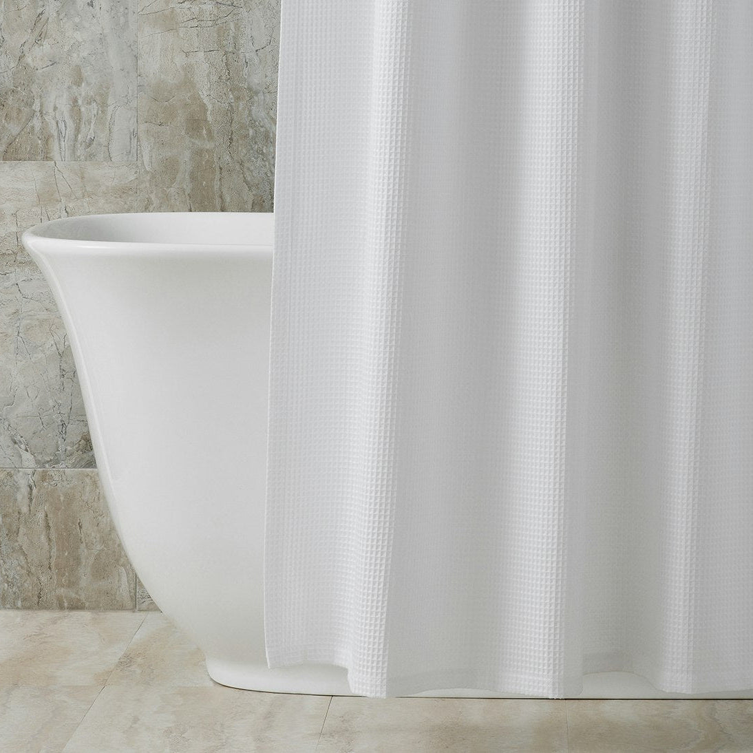 Belgian Waffle Shower Curtain