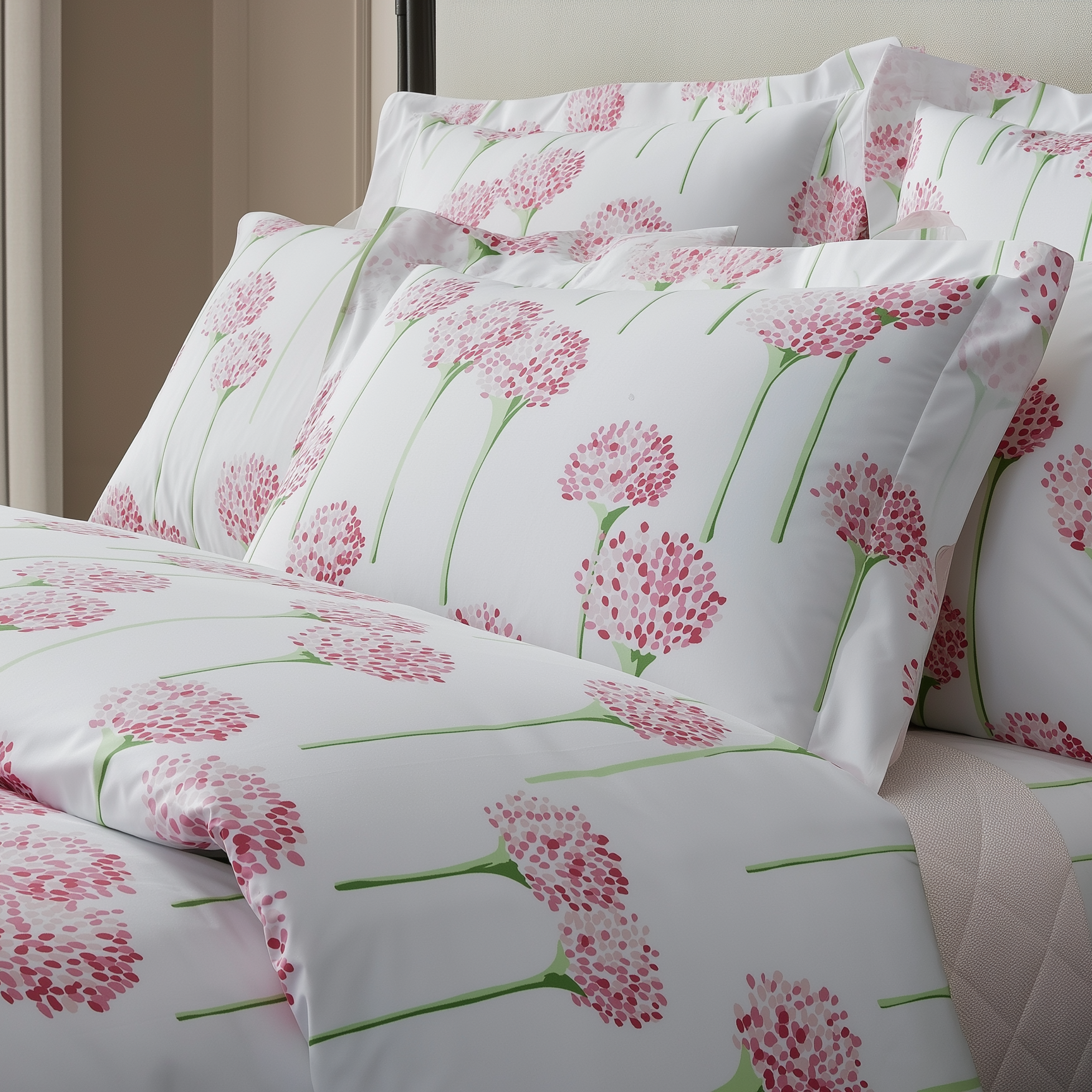 Charlotte Peony 4 Piece Bedding Set