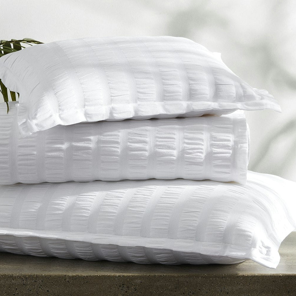 Panama Seersucker 4 Piece Bedding Set