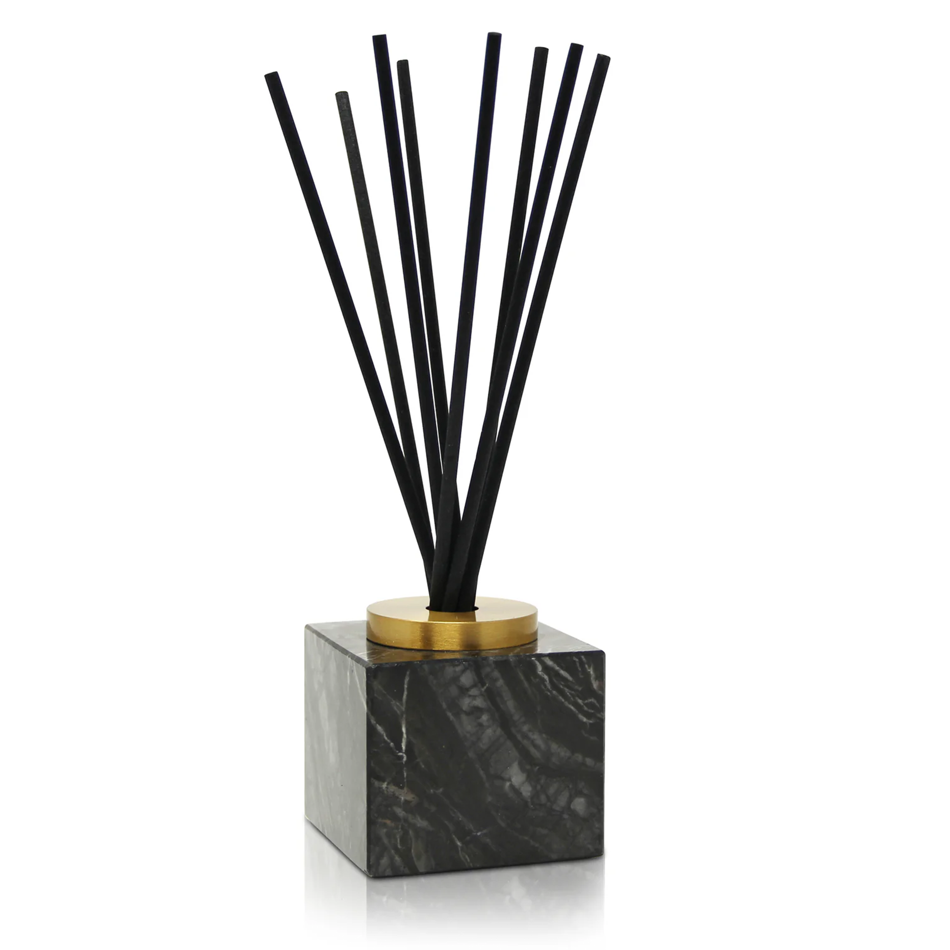 Black Marble Reed Diffuser, "Lily of the Valley" Scent