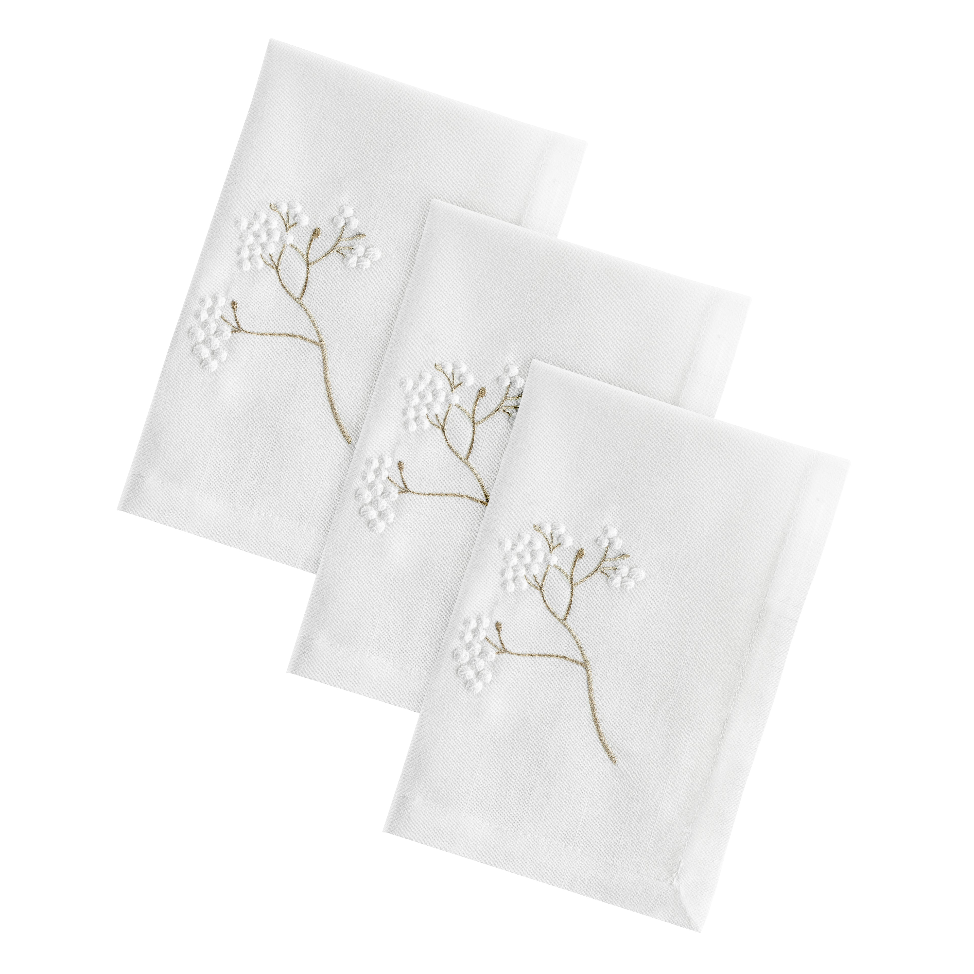 Blossom White Tablecloth