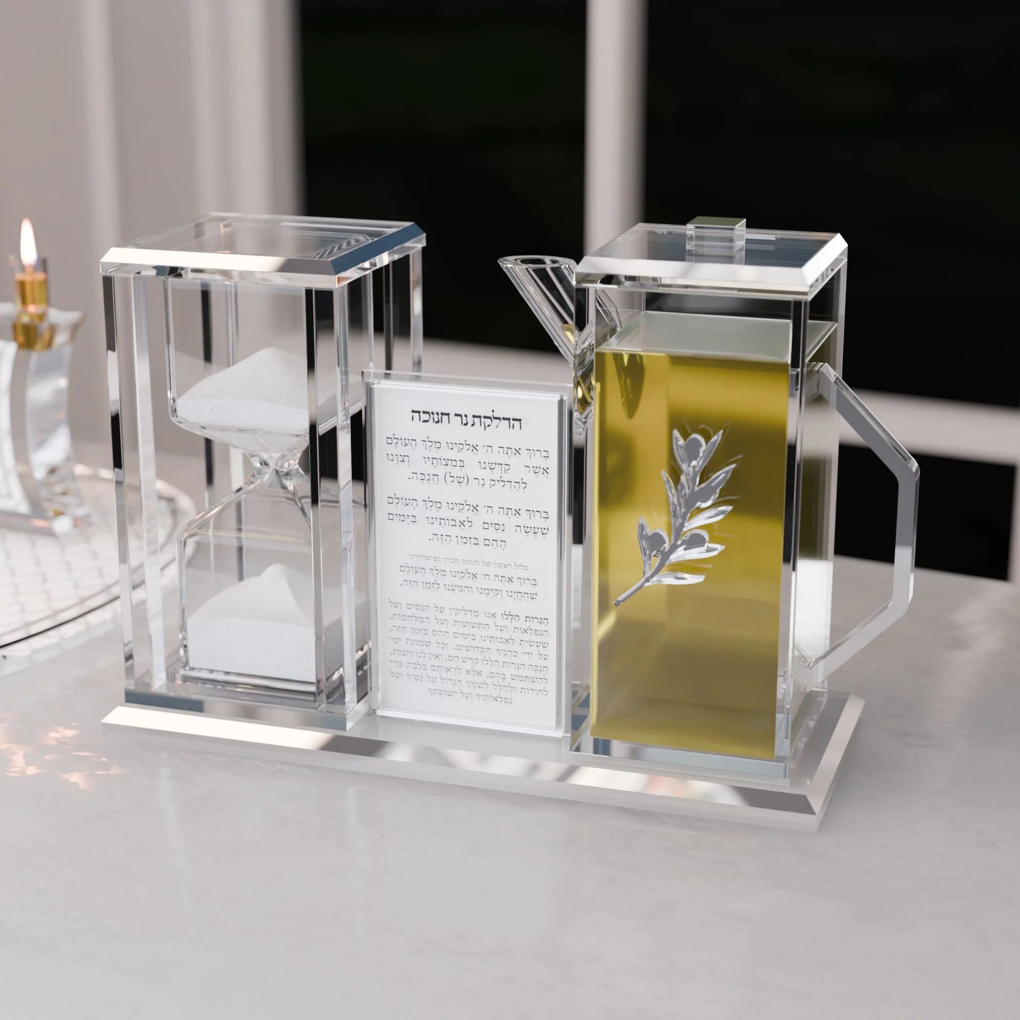 Hourglass & Oil Jug Set v.2