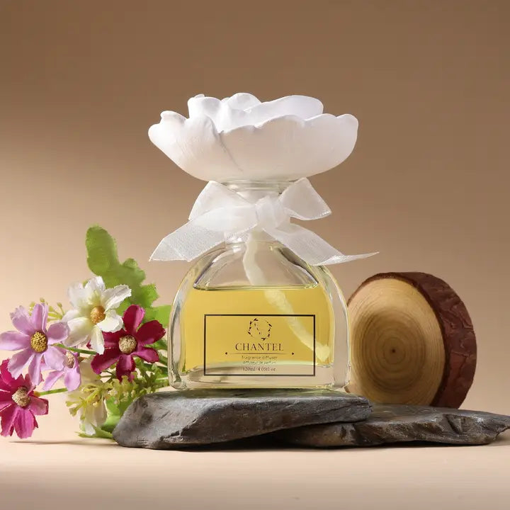 Ceramic Rose Gypsum Flower Diffuser - Chantel