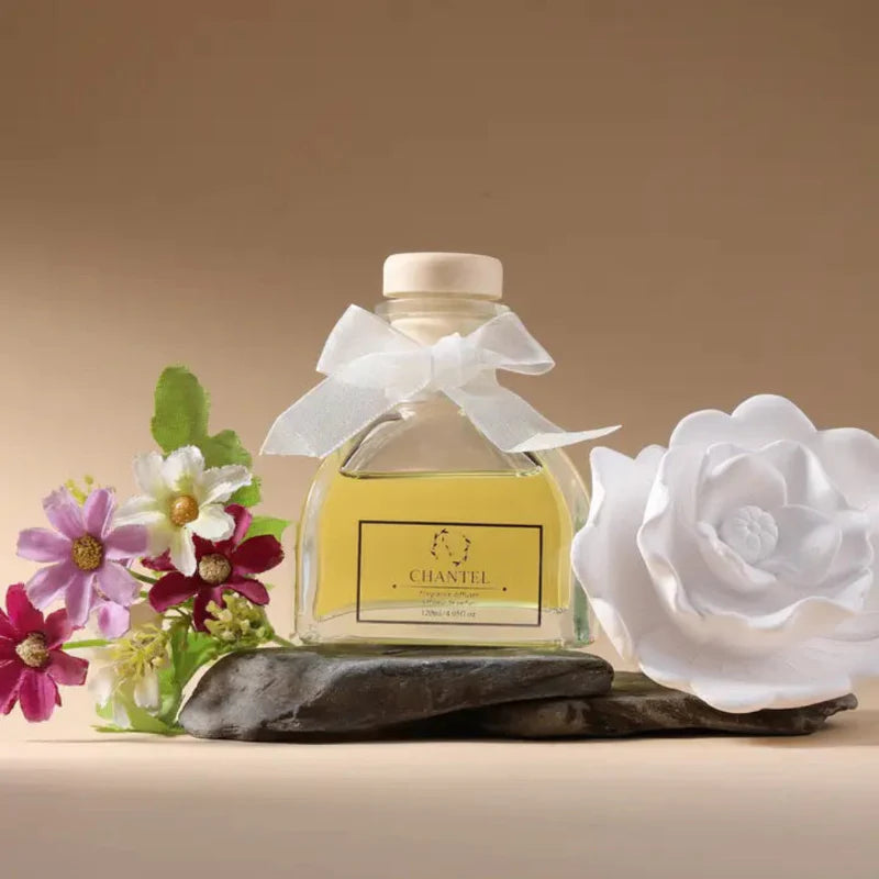 Ceramic Rose Gypsum Flower Diffuser - Chantel