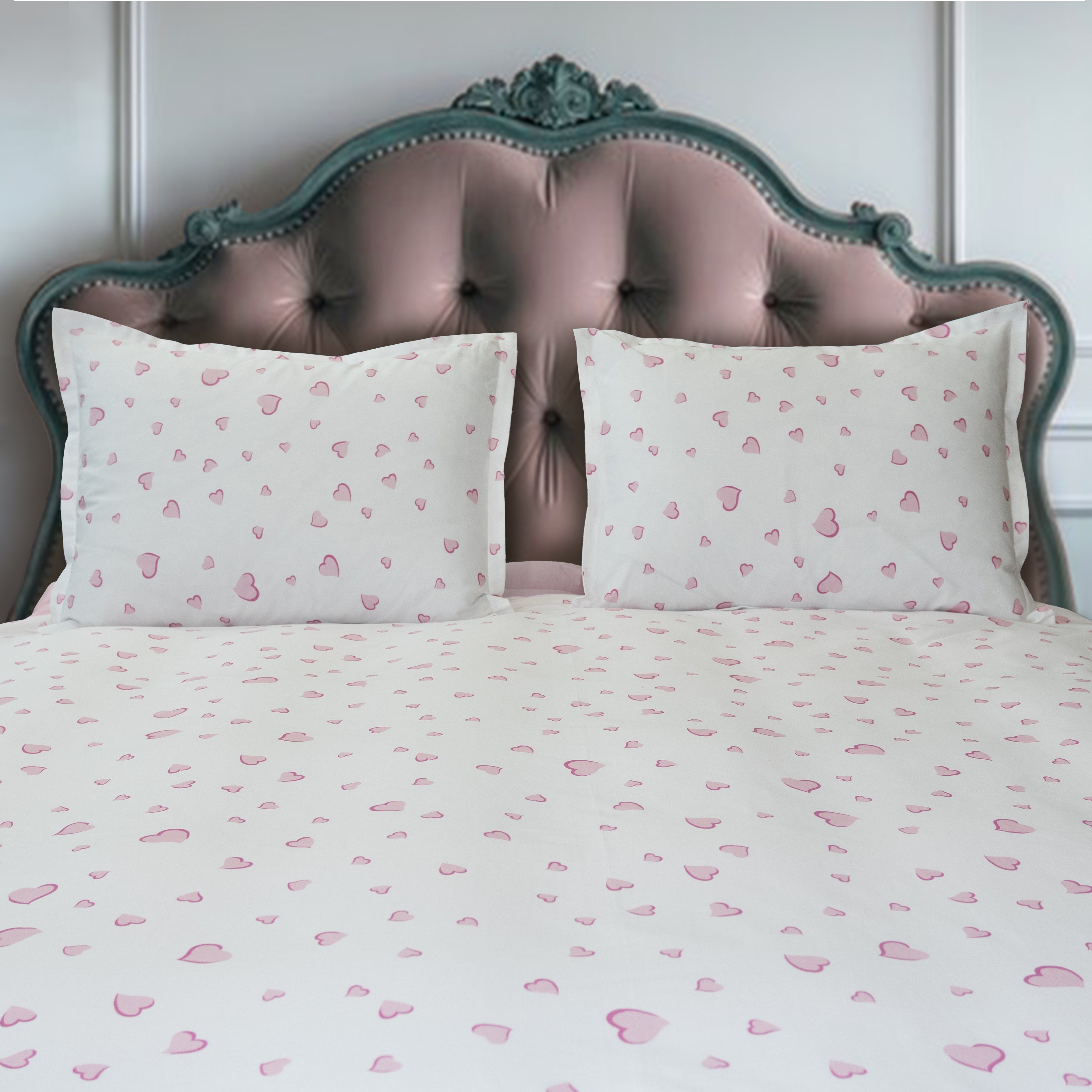 Cuoricini 4 Piece Bedding Set