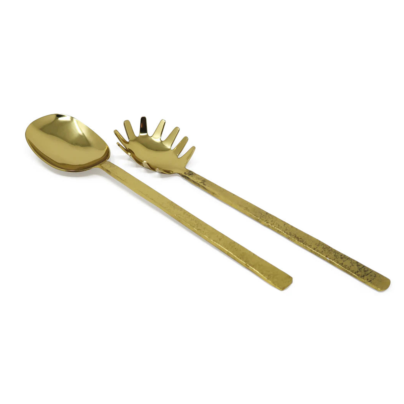 Set of 2 Gold Pasta Servers