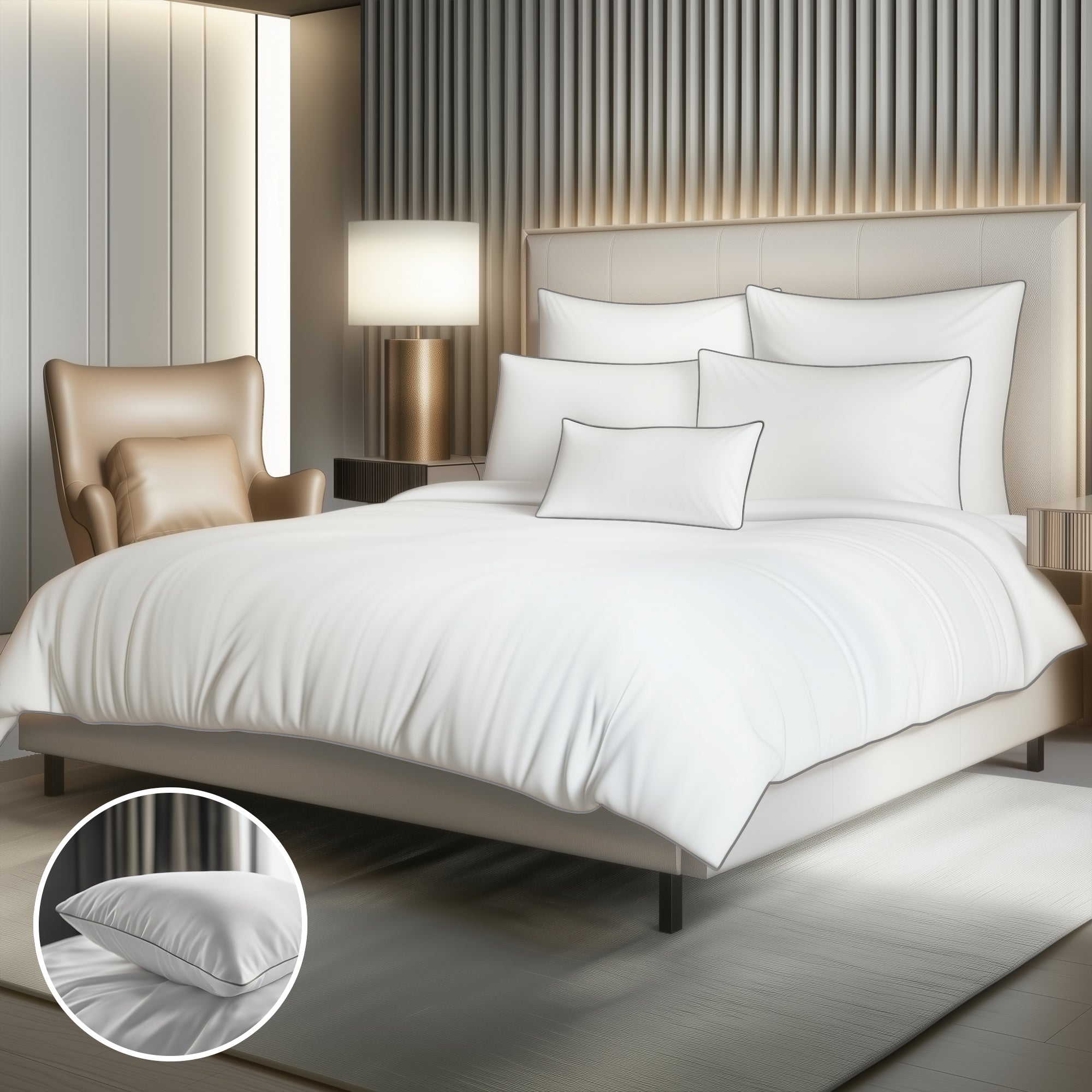 Chateau Cording 4 Piece Bedding Set