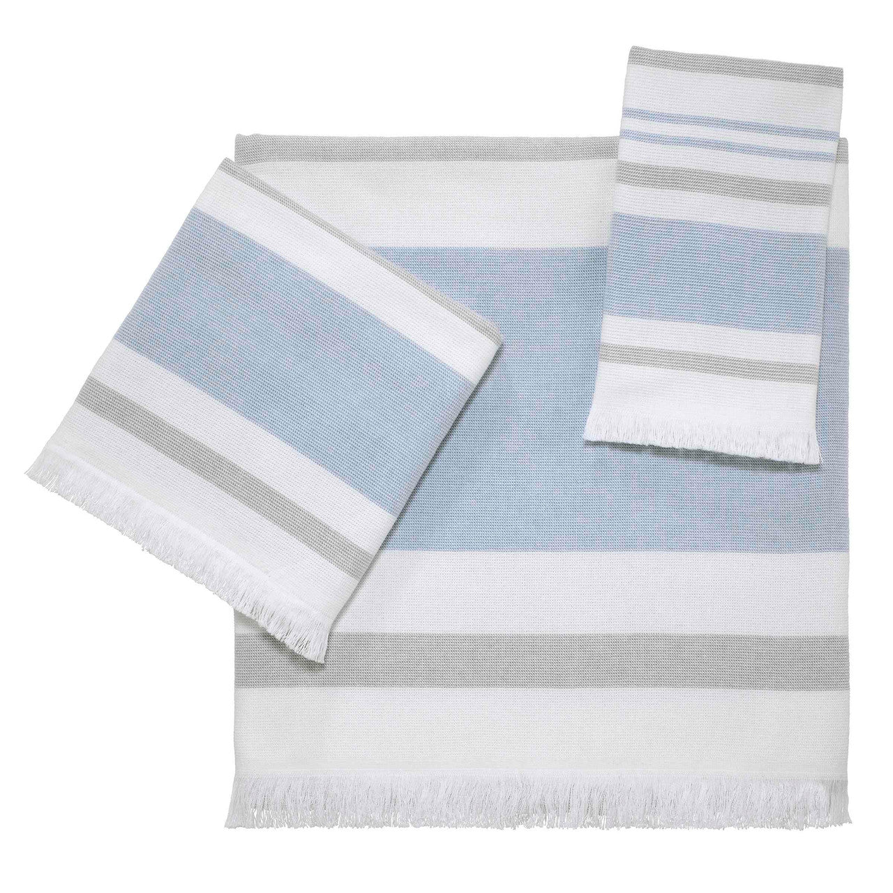 Clubhouse Stripe Towel Blue