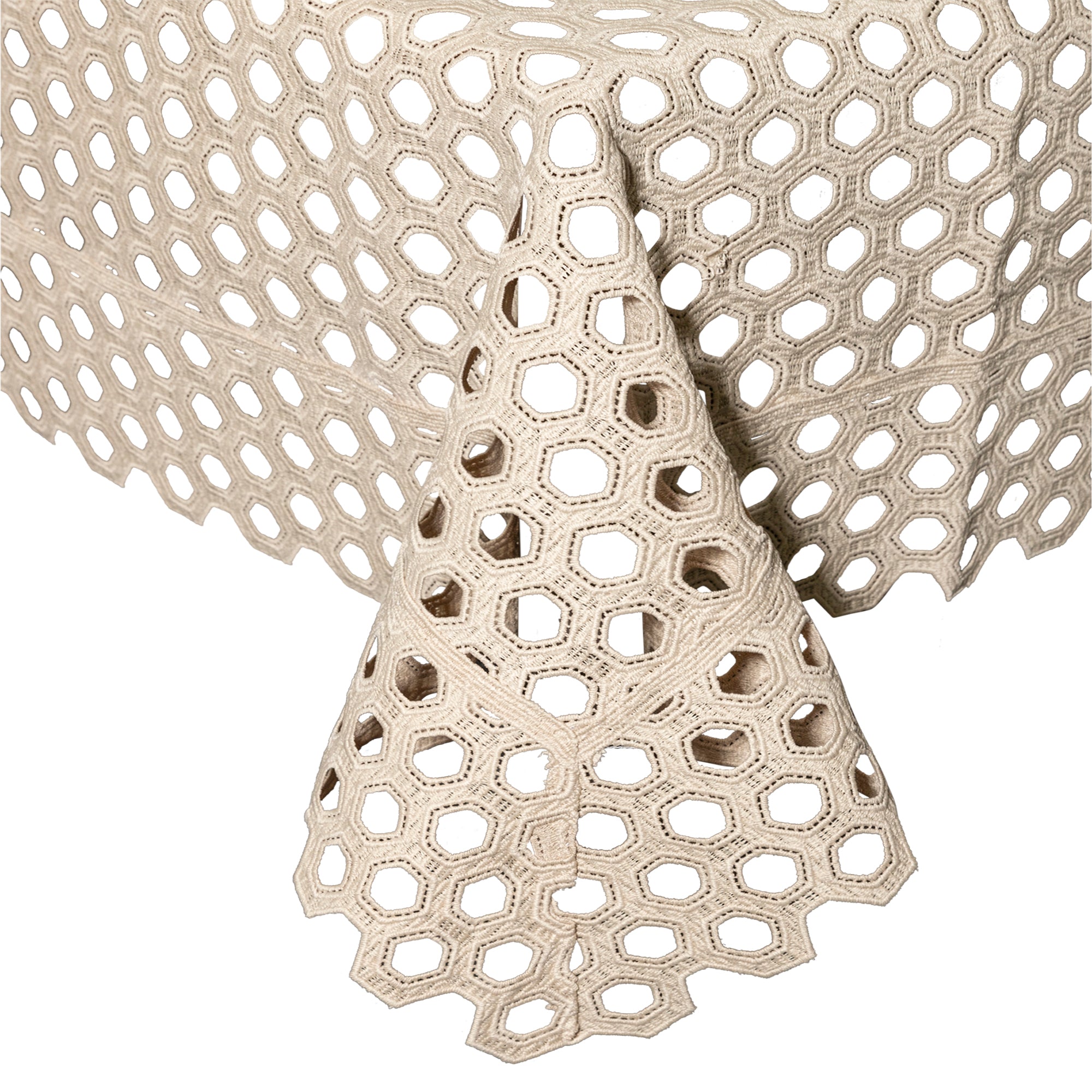Eyelet Hexagon Tablecloth