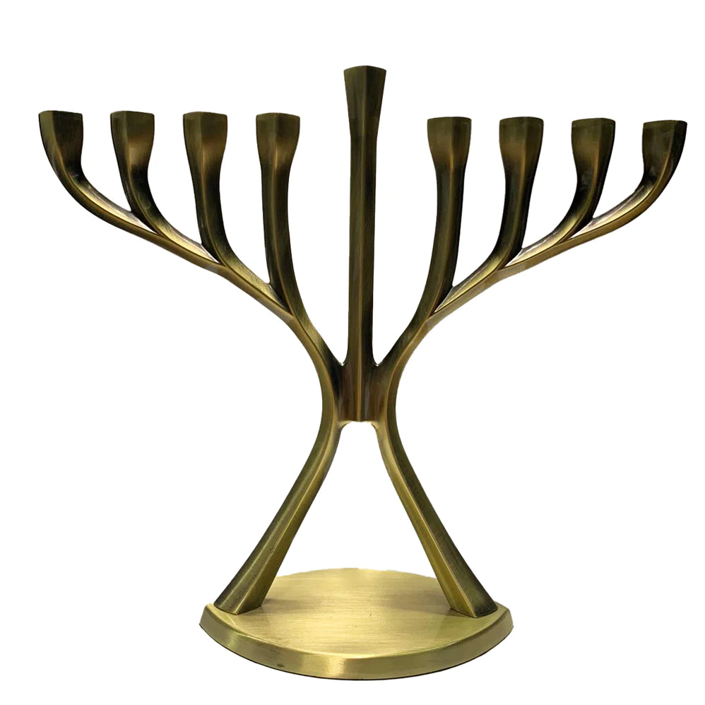 Elegant Metal Menorah