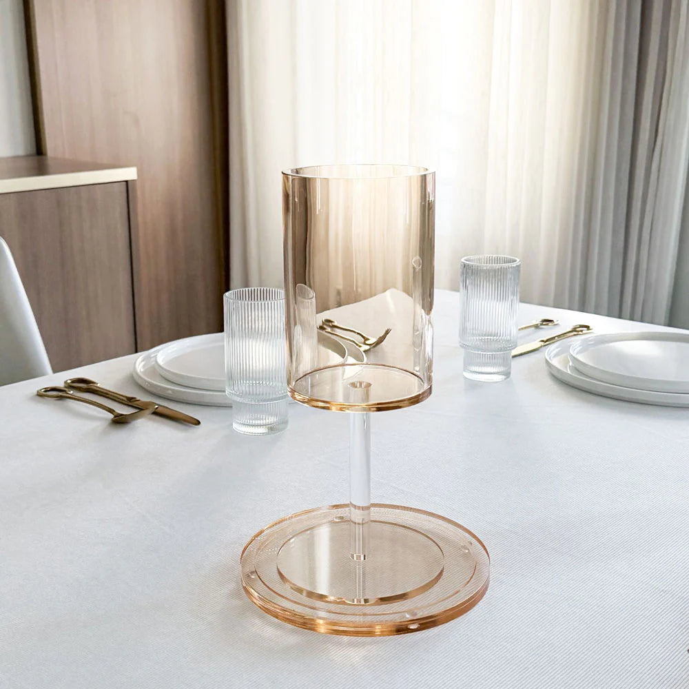 Amber Lucite Kos Shel Eliyahu