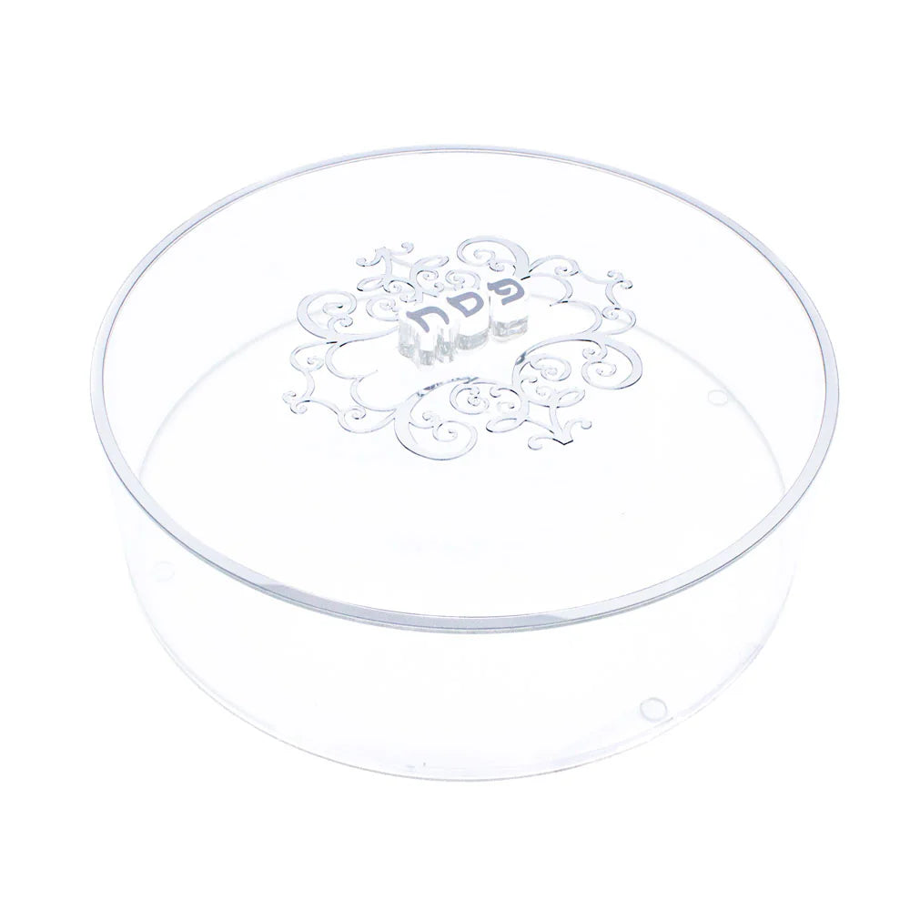 Lucite Filigree Matzah Box