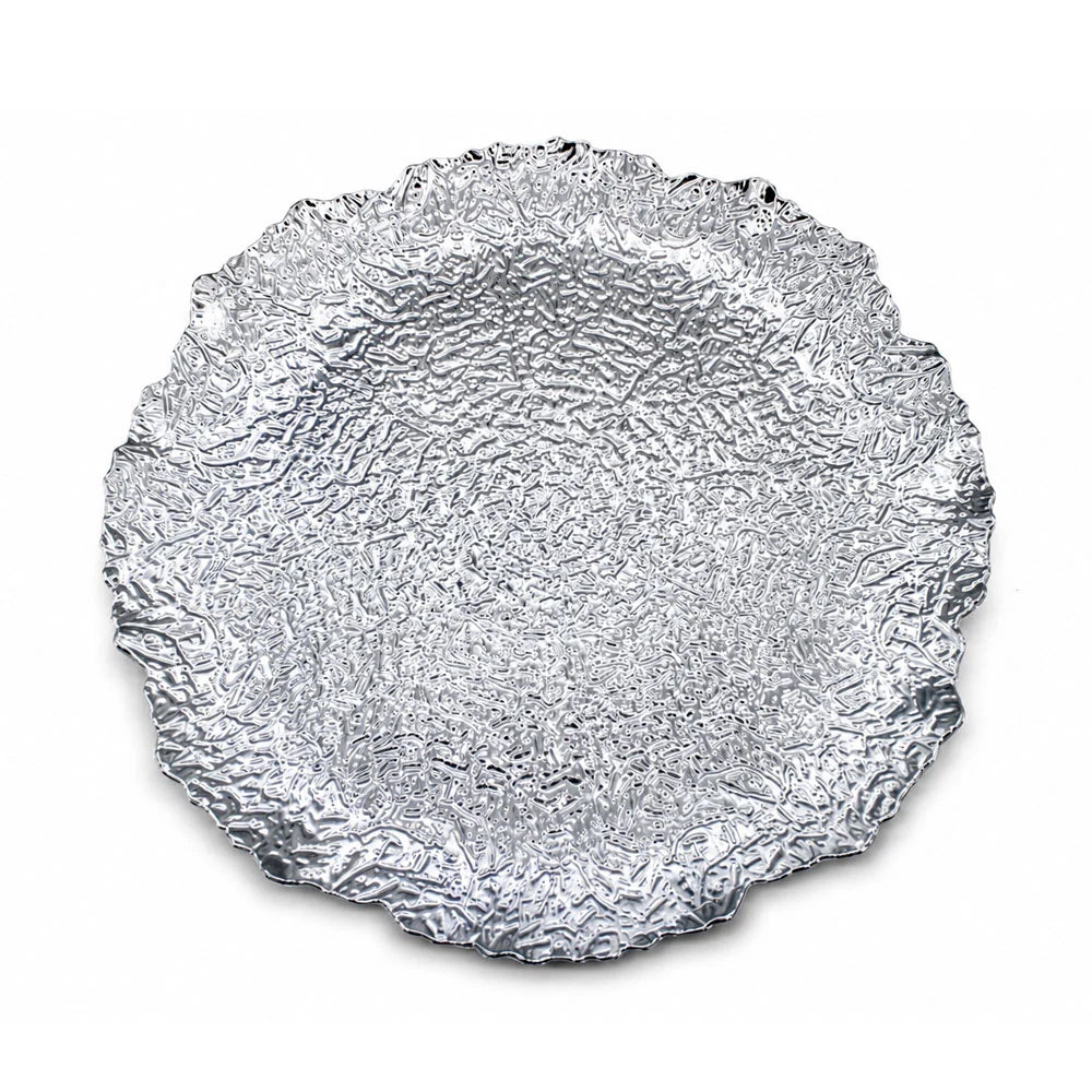 Textured Charger Plates 4pk