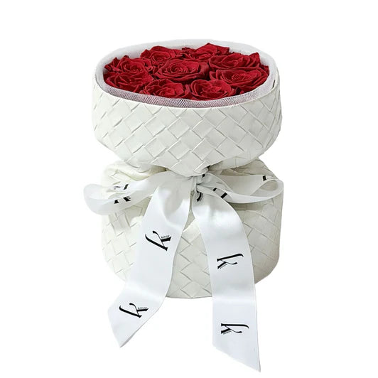 Leatherette Bouquet with Preserved Roses
