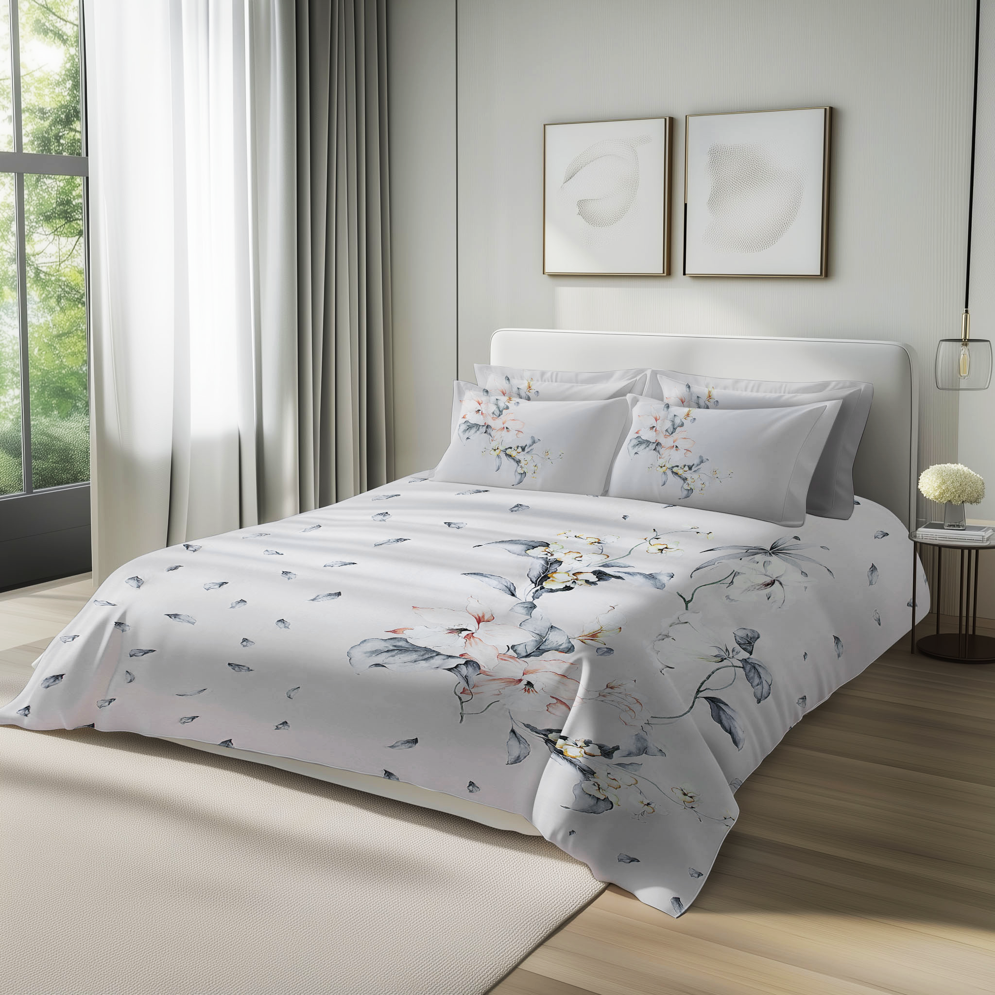 Lilia 4 Piece Bedding Set