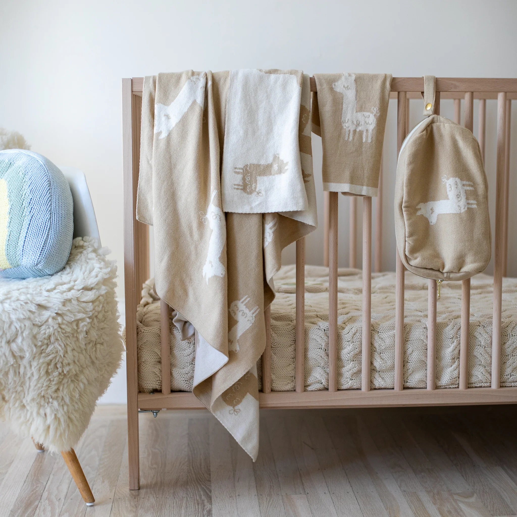LLama Linen Baby Gift Set