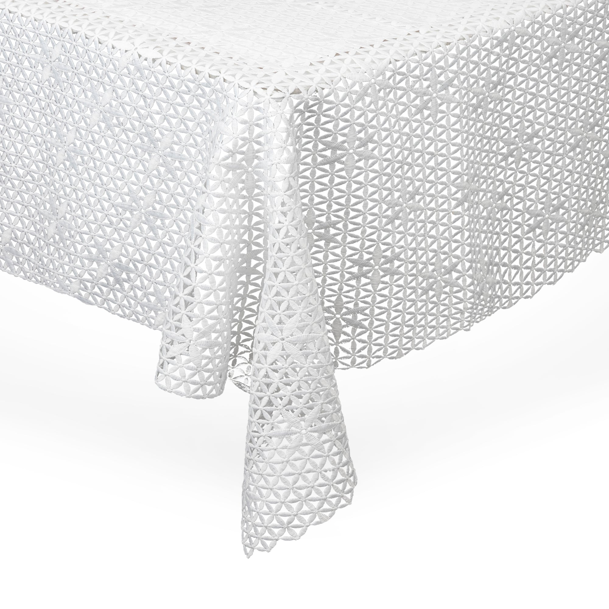 Petal Eyelet Tablecloth