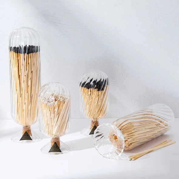 Black Helix Fireplace Match Cloche
