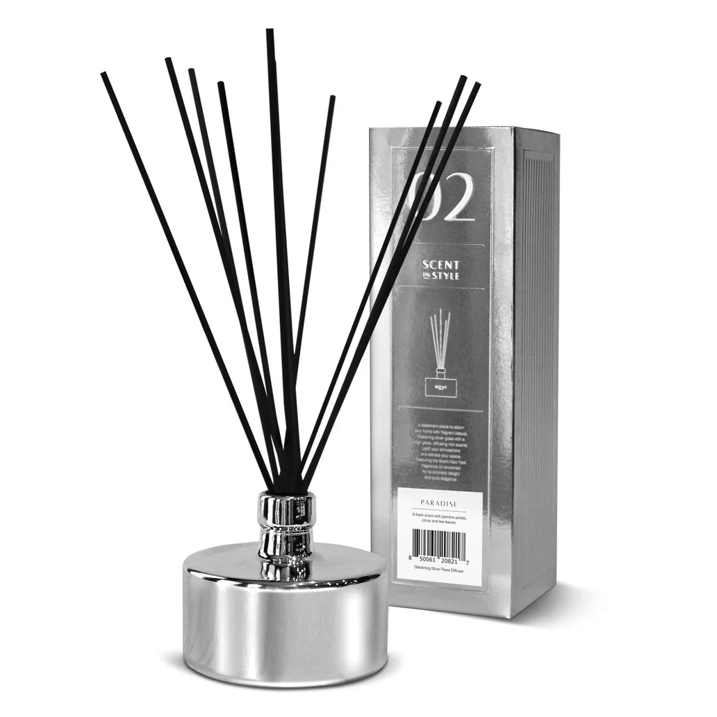 Glistening Silver Reed Diffuser