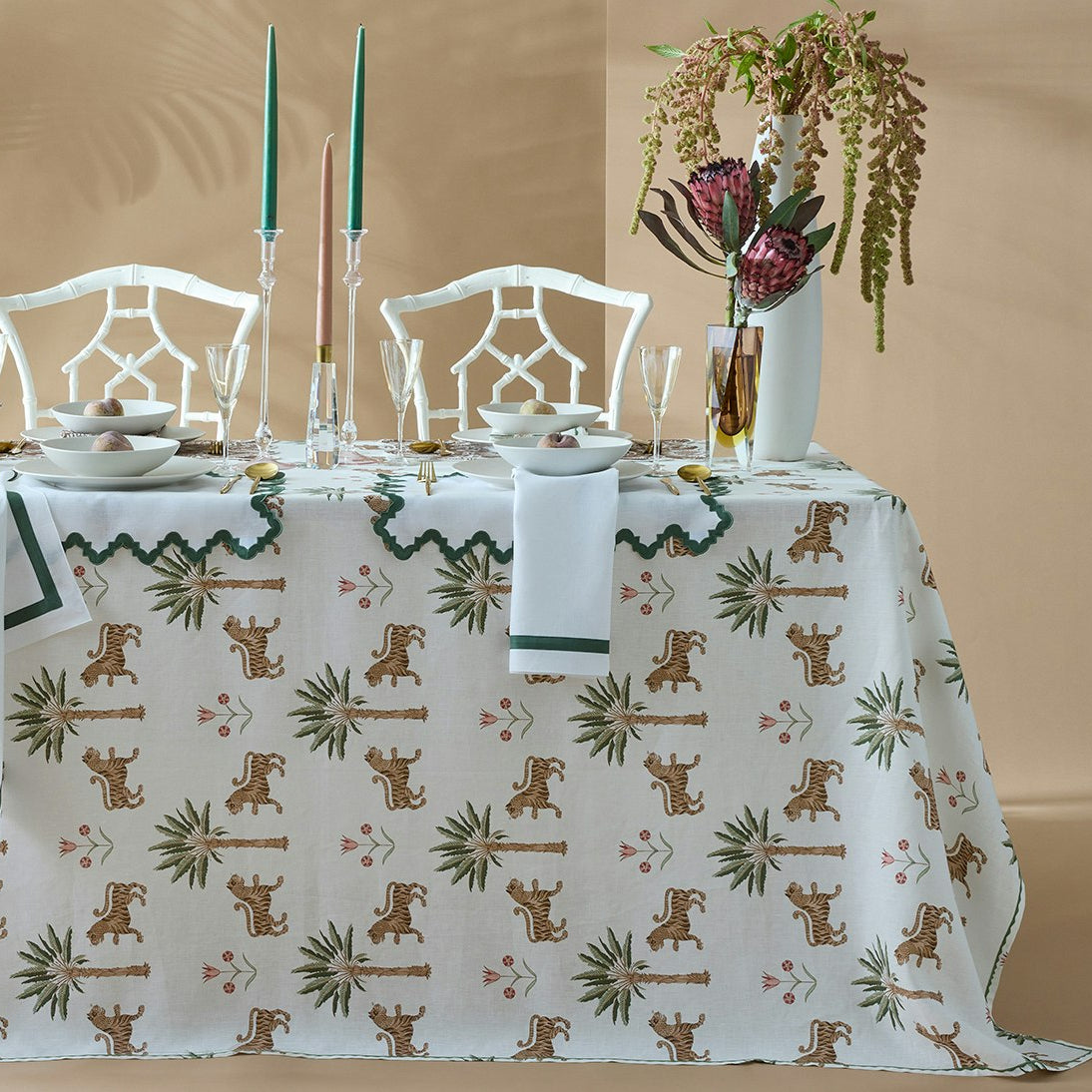 Tiger Palm Tablecloth
