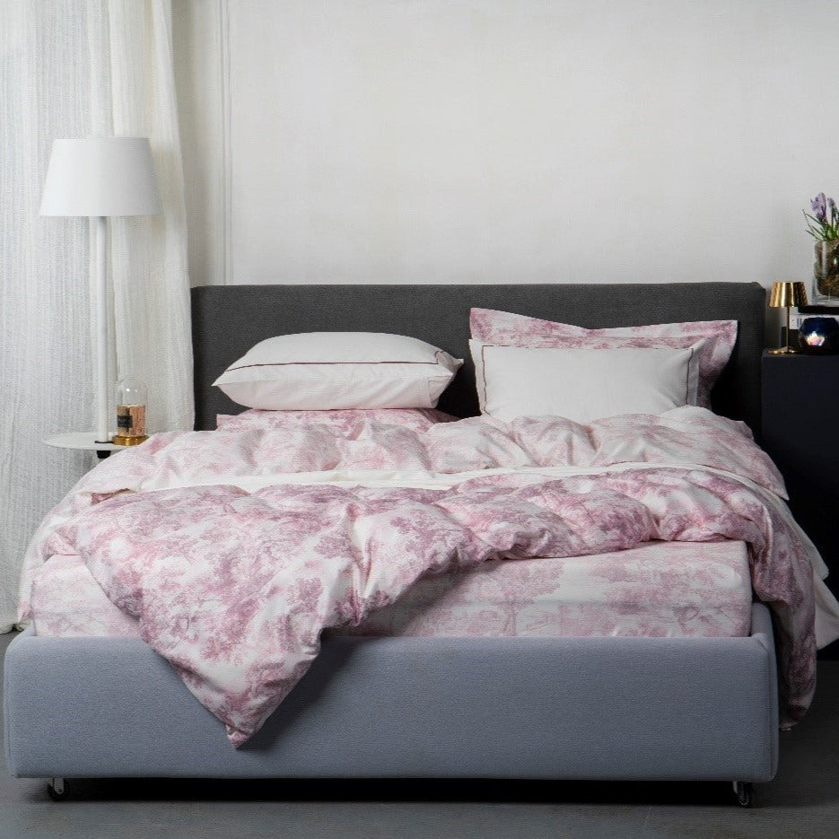 Toile 4 Piece Bedding Set