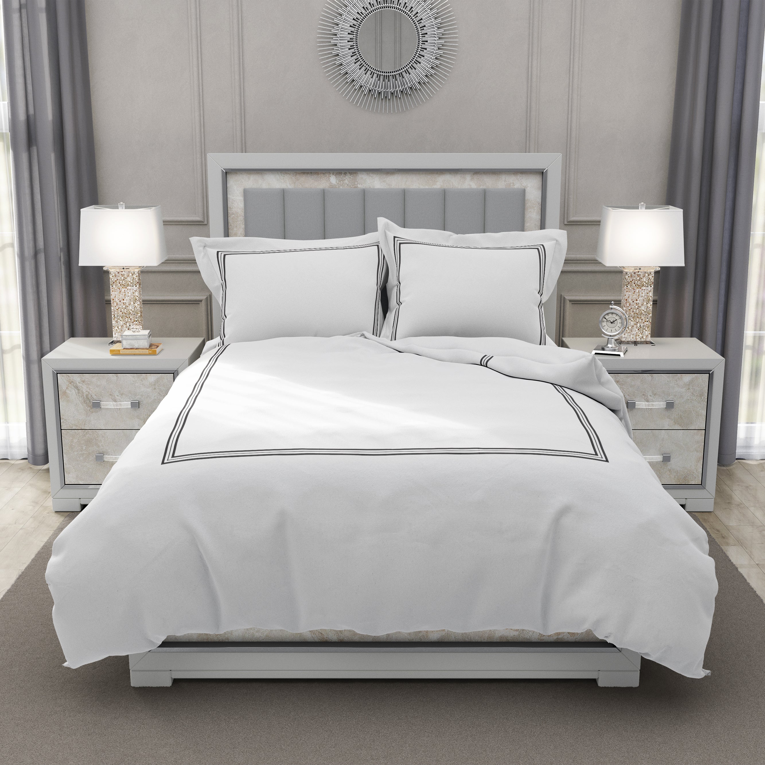 Tres Hotel Style 4 Piece Bedding Set