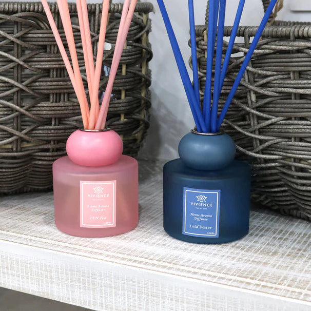 Set of 2 Diffusers - Blue & Pink