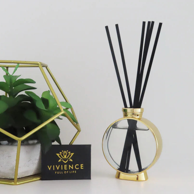 Gold Plated Diffuser, White Flower Scent