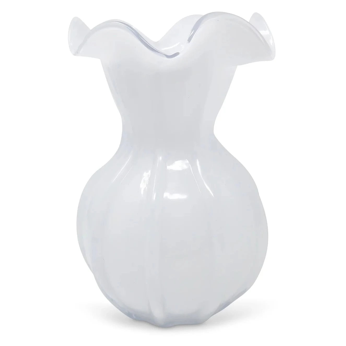 White Glass Vase